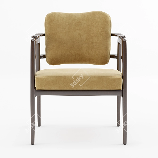 Modern Armchair Tanah Collection 3D model image 2