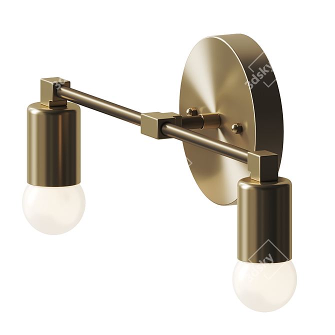 Vintage Modern Wall Sconce By Illuminate 3D model image 2