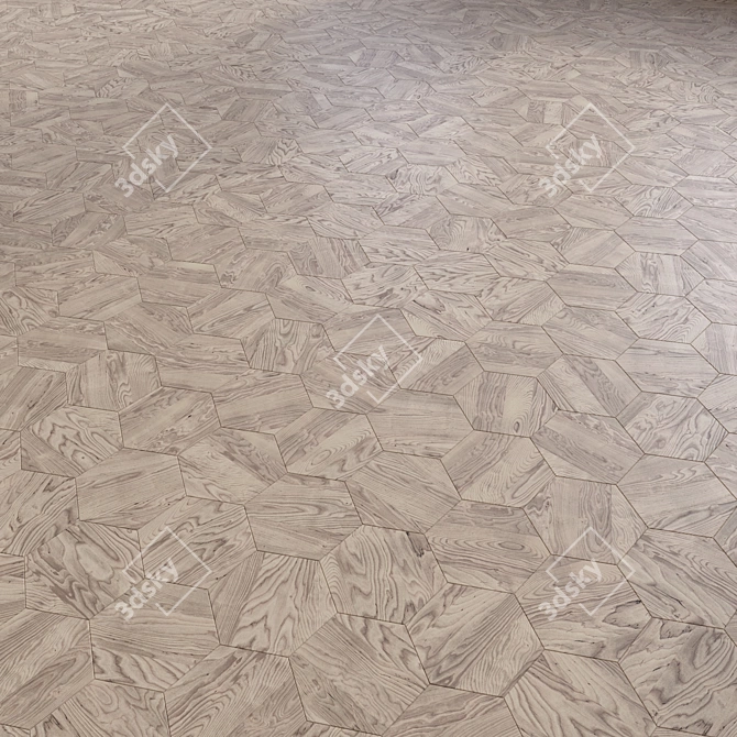 Wooden Floor 3D Model Pack 3D model image 2