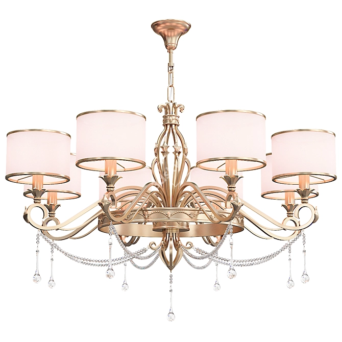 Elegant Maytoni Fiore Chandelier Illuminate 3D model image 1