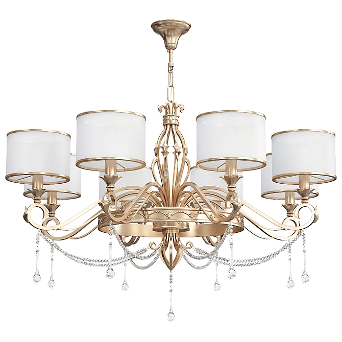 Elegant Maytoni Fiore Chandelier Illuminate 3D model image 2