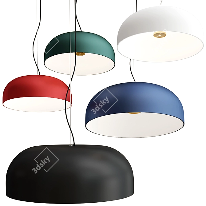 Modern Lumina TIA Pendant Light 3D model image 1