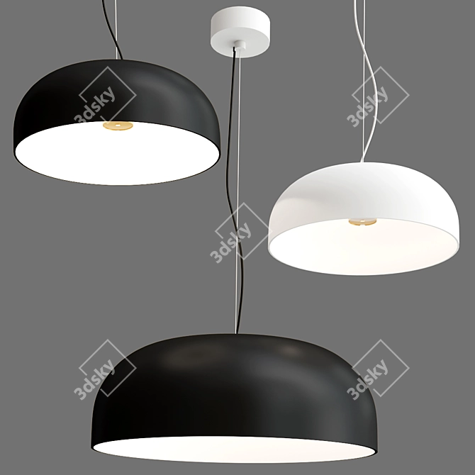 Modern Lumina TIA Pendant Light 3D model image 2