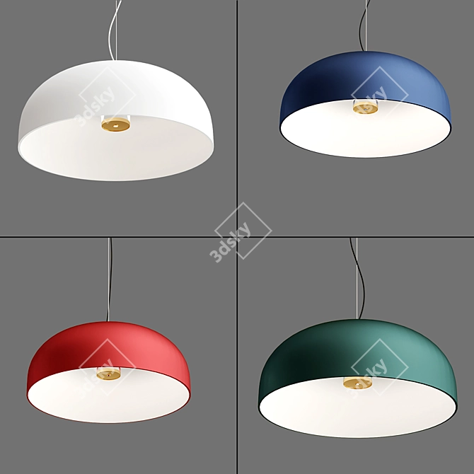 Modern Lumina TIA Pendant Light 3D model image 3