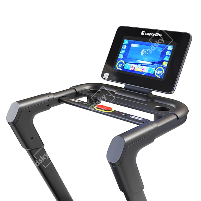 InSportline T420i Folding Treadmill 3D model image 4