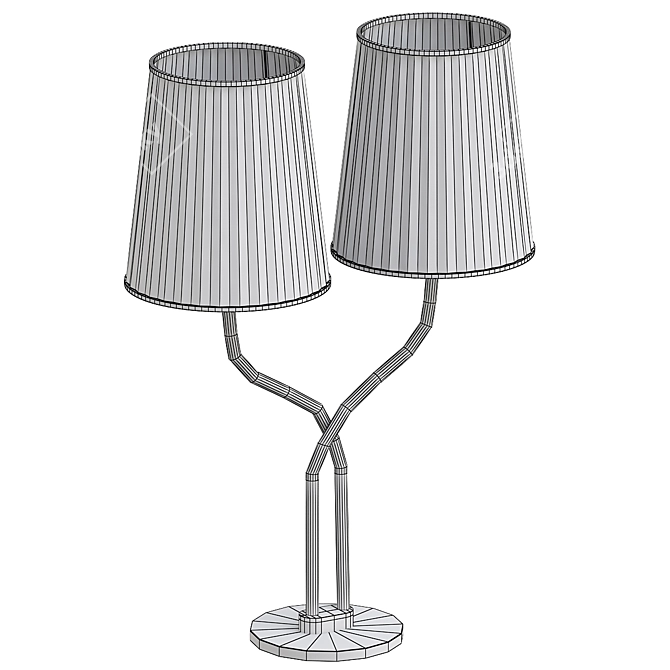 Exquisite Rare Table Lamp 3D model image 2