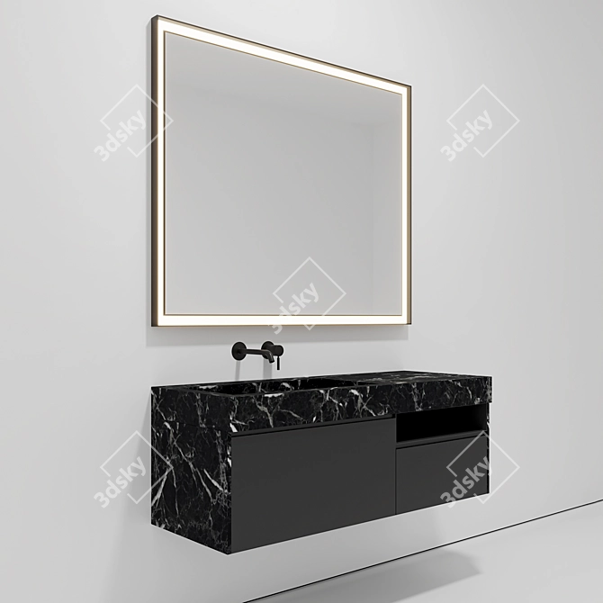 Artisan  Bathroom Vanity Set 3D model image 2