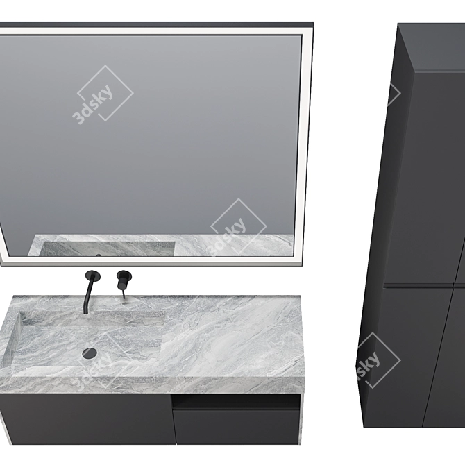 Artisan  Bathroom Vanity Set 3D model image 8