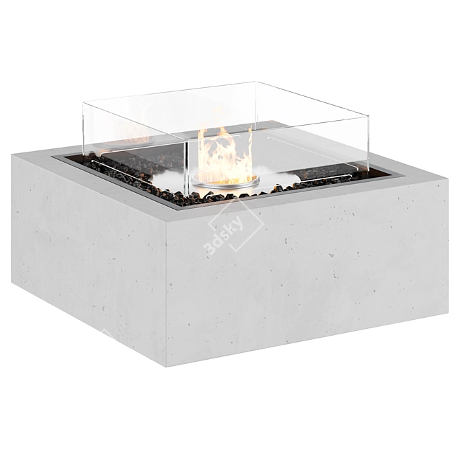 BASE Multifunctional Fire Pit Table 3D model image 4