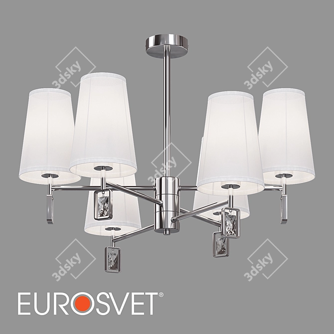 Milazzo Classic Ceiling Chandelier 3D model image 1