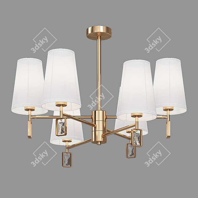 Milazzo Classic Ceiling Chandelier 3D model image 2