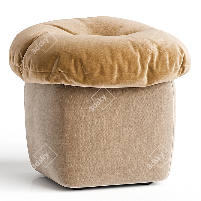 Cozy Mushroom Seating 3D model image 1