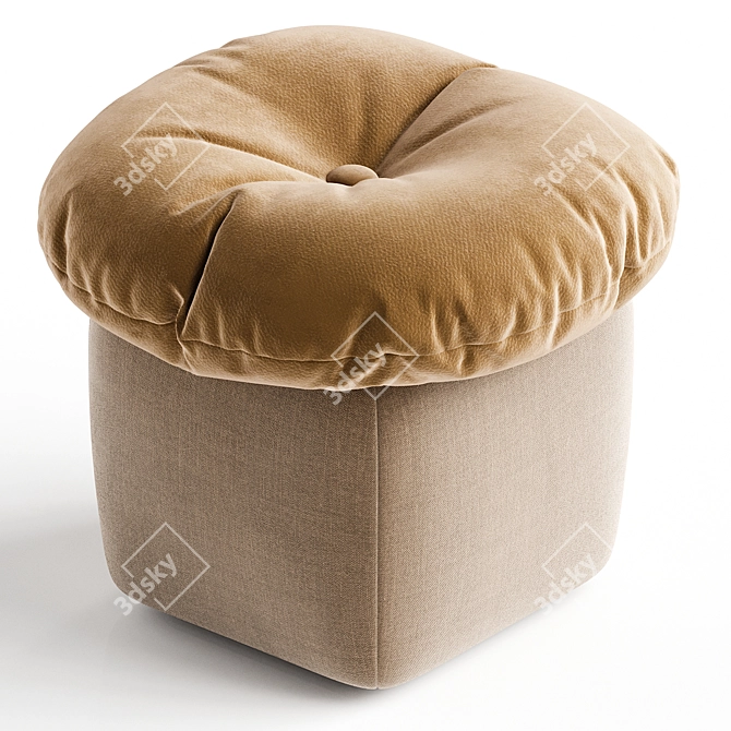 Cozy Mushroom Seating 3D model image 2