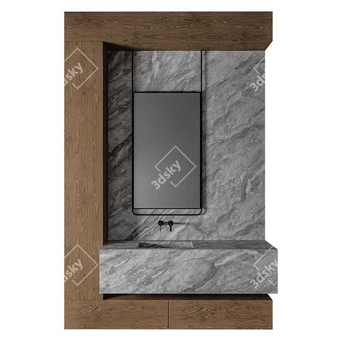 Luxury Bathroom 3D Model Bundle 3D model image 1