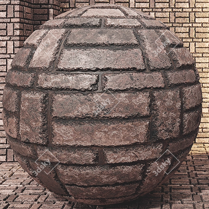 Brick Texture Pack | PBR 3D model image 2