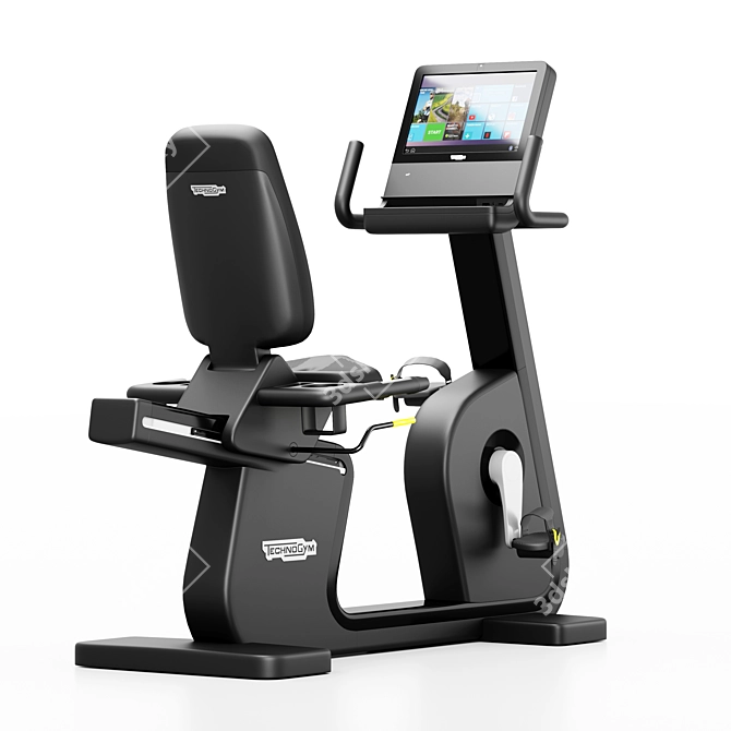 Technogym Artis Recline Exercise Bike 3D model image 1