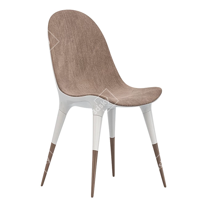 Elegant Cassina Caprice Chair 3D model image 1