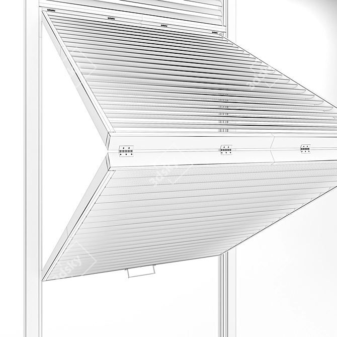 Dual Mode Sliding Shutter 3D model image 2