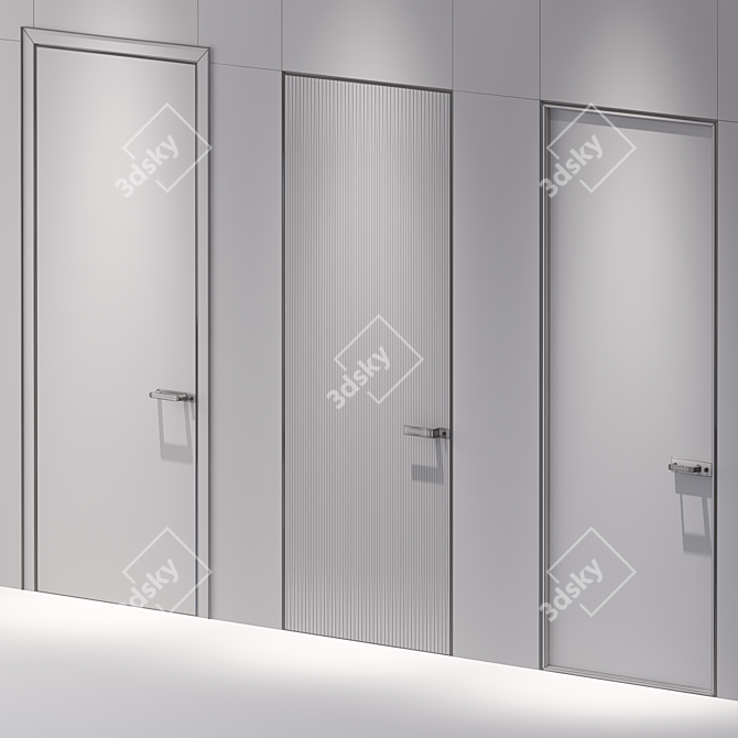 Sleek Rimadesio Door Set 3D model image 3