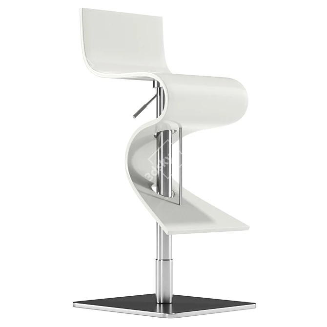 Adjustable Height Bar Stool 36.5 3D model image 4