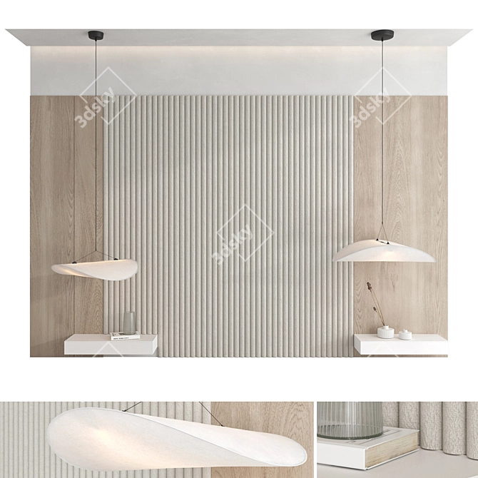 Decorative Wall Panel Set 109 3D model image 1