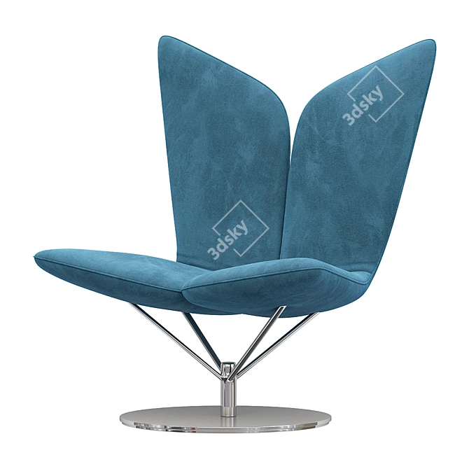 Sleek Angel Chair from Busk+Hertzog 3D model image 1