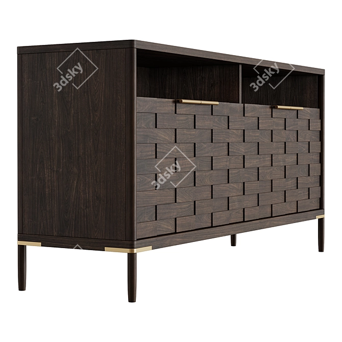 Textures Media Console by Dantone Home 3D model image 2