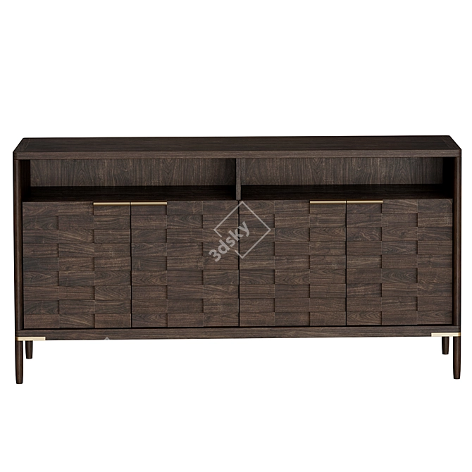 Textures Media Console by Dantone Home 3D model image 6