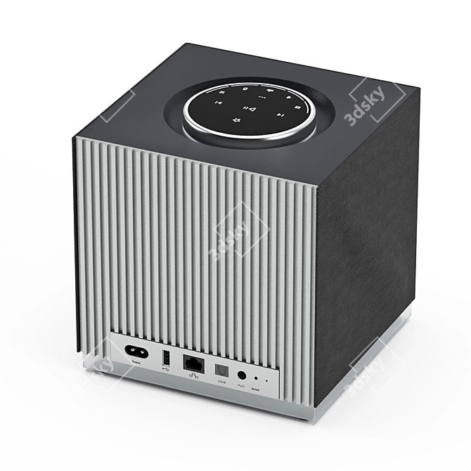 Premium Compact Wireless Music Speaker 3D model image 3