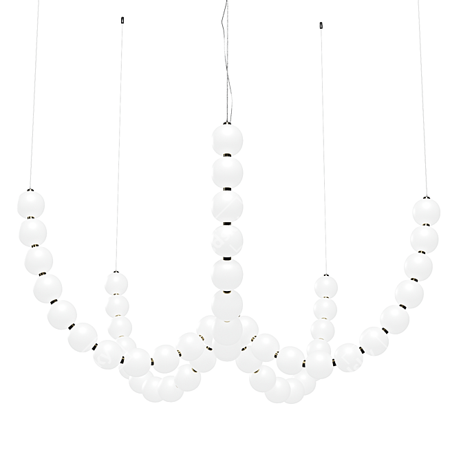 Perla Nova Luce Pendant Light 3D model image 3