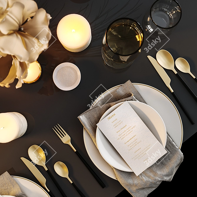 Table Setting Essentials 3D model image 2