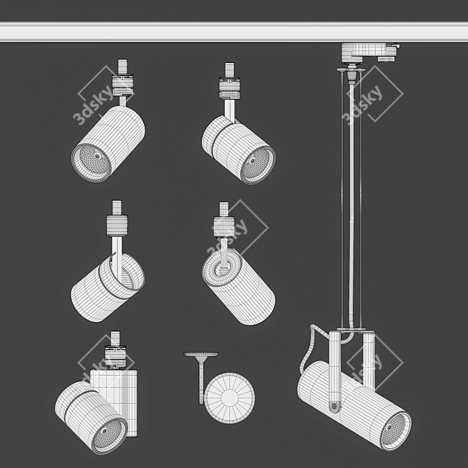 Ceiling Lighting Set: FALDI, KODA 3D model image 7