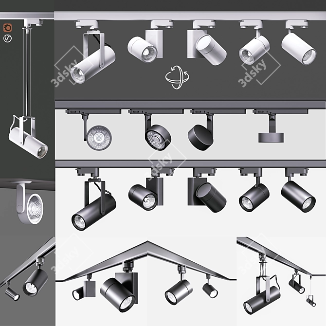 Ceiling Lighting Set: FALDI, KODA 3D model image 8