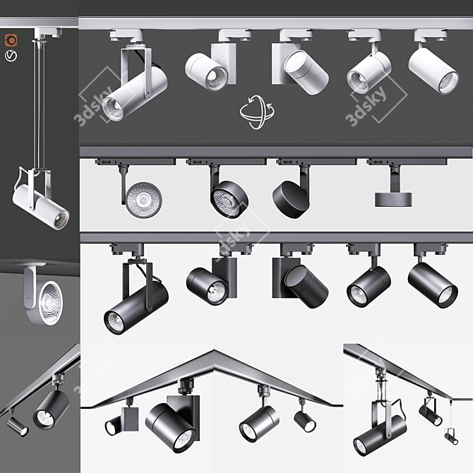 Ceiling Lighting Set: FALDI, KODA 3D model image 9