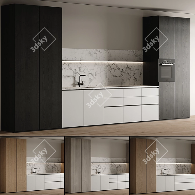 2015 Kitchen Design File Set 3D model image 1