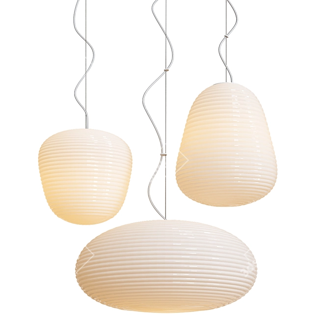 Elegant Palomba Design Lamps 3D model image 1