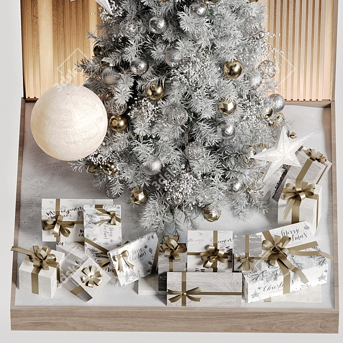 High-Quality Christmas Decor 3DS Max & OBJ 3D model image 4