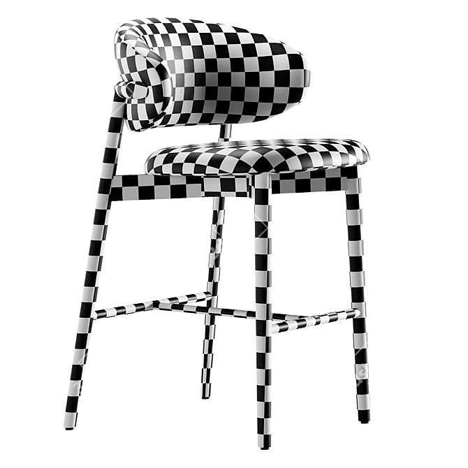 Modern Oleandro Chair with Textures 3D model image 4