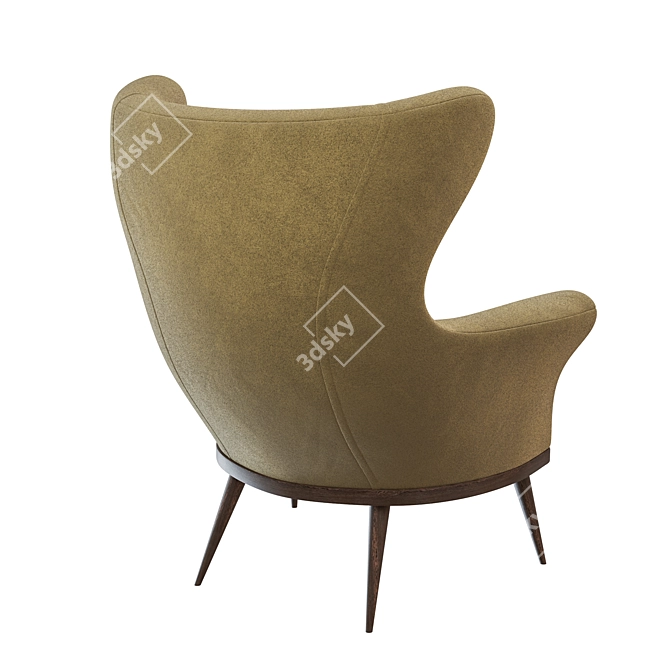  Verellen Paola Wing Chair 3D model image 2