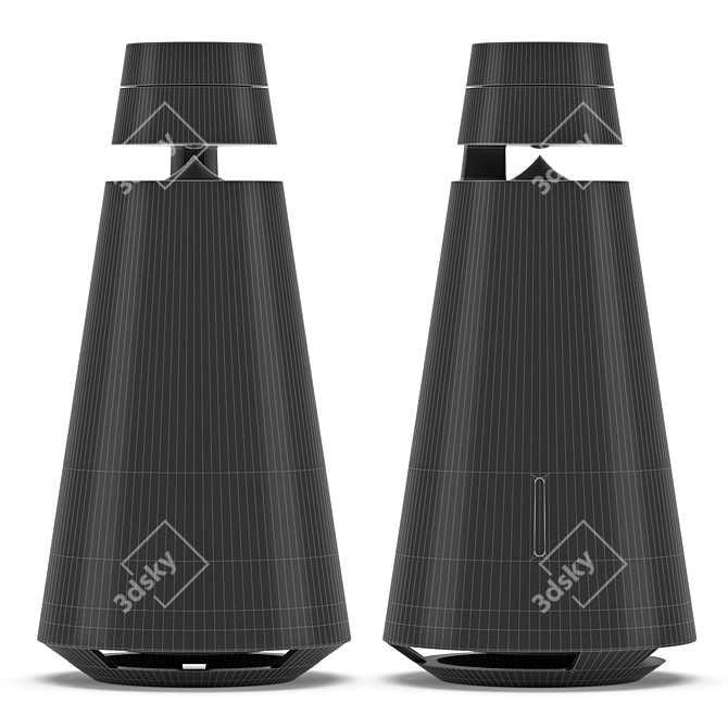 360° Sound Wireless Speaker System 3D model image 3