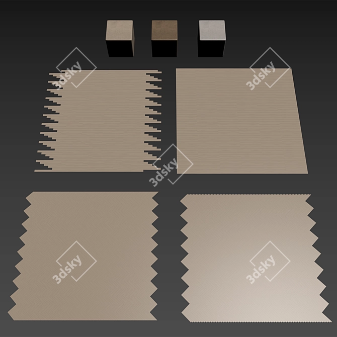 Oak Parquet Board 20 3D model image 7