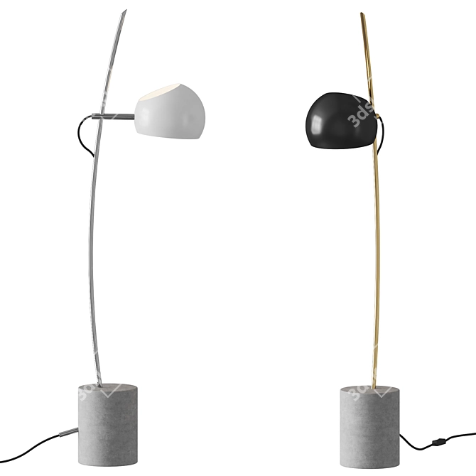 Minimalist Fenta Table Lamp 3D model image 1