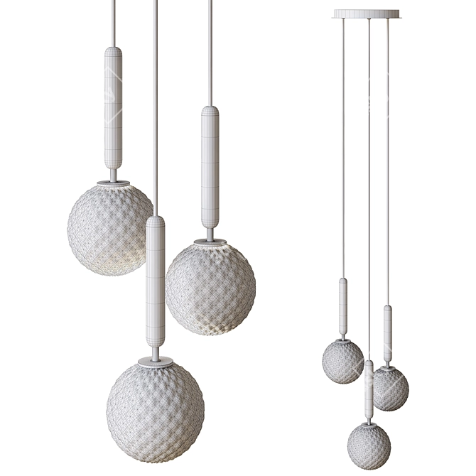 Nuura Miira 3 Hanging Lamp 3D model image 3