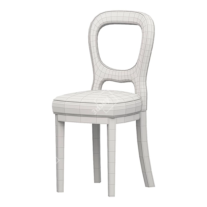 Elegant Gilda BI Chair 3D model image 2