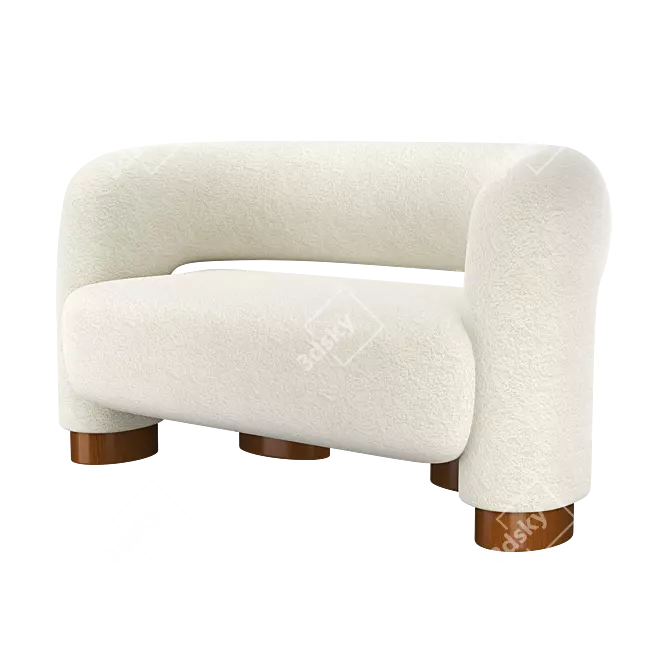 Alpina Market Pecola Sofa 3D model image 3