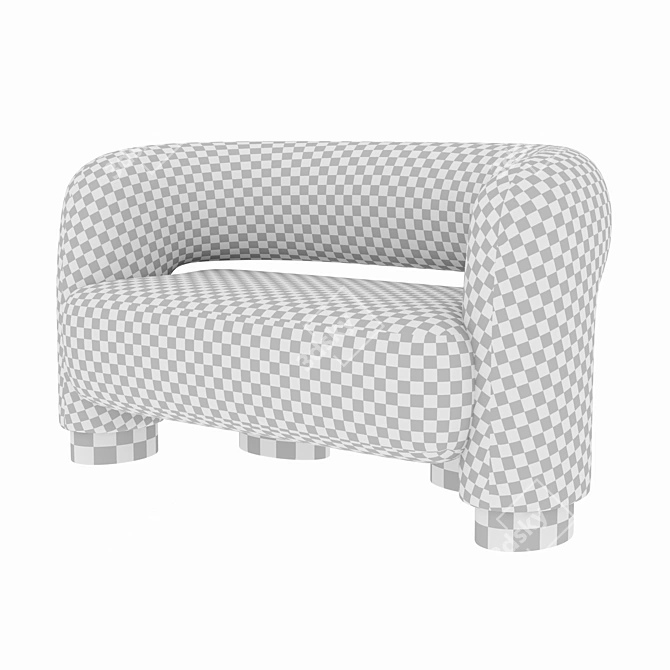 Alpina Market Pecola Sofa 3D model image 6