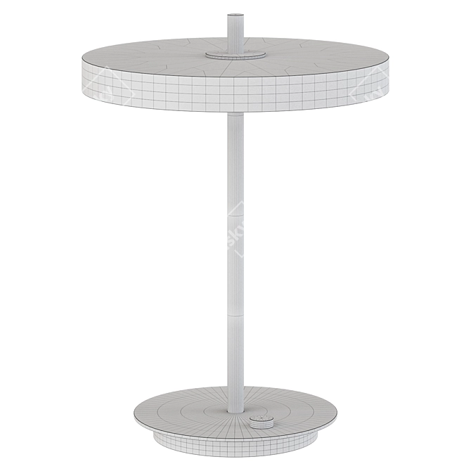  Futuristic Designer Table Lamp 3D model image 2