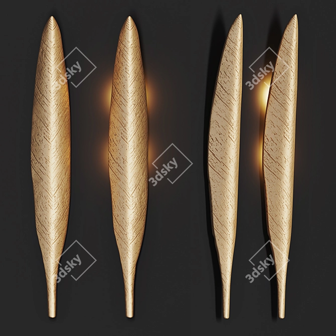 Vetvi Store Branch Brass Sconce 3D model image 1