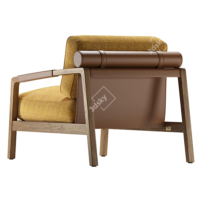 Fendi Kathy Armchair 3D Model 3D model image 2