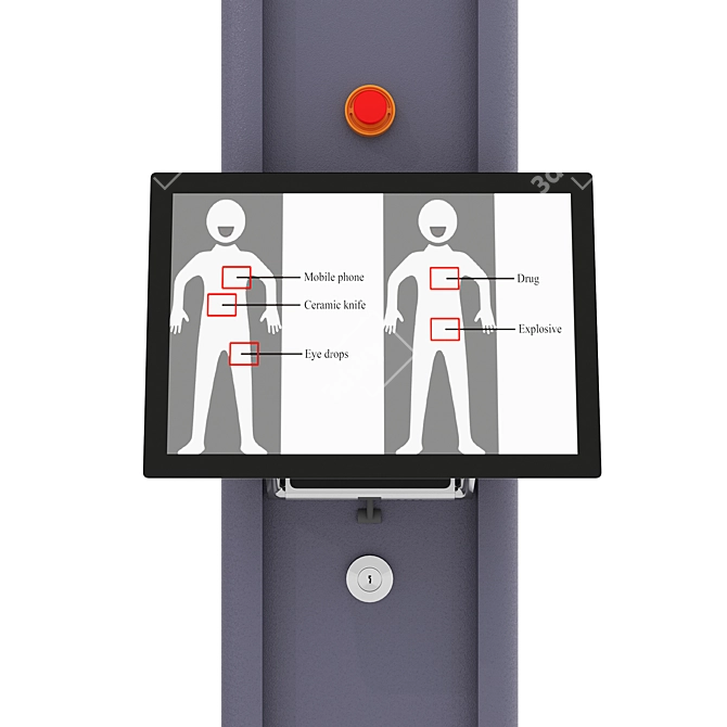 Advanced Body Inspection System 3D model image 3